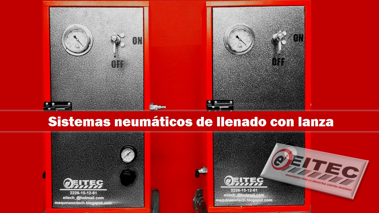 Sistema neumatico de llenado con lanza